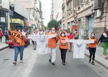 Día de la Salud: marcha y homenaje a los compañeros fallecidos por Covid-19