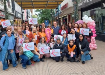 Activamos la peatonal Muñecas en el octubre rosa: exigimos la plena aplicación de la ley 9056 para trabajadoras de la Salud